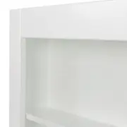 CRISTALEIRA PARA PAREDE 56 CM X 1,35 M WALLBAR - BRANCO/INCOLOR - Foto 7