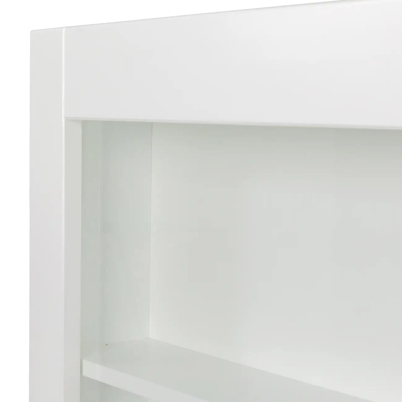 CRISTALEIRA PARA PAREDE 56 CM X 1,35 M WALLBAR - BRANCO/INCOLOR - Foto 7