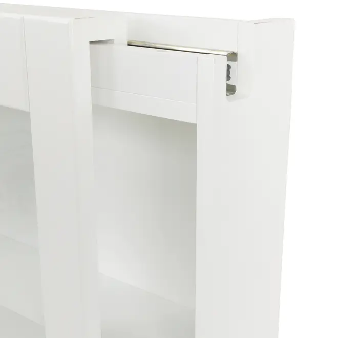 CRISTALEIRA PARA PAREDE 56 CM X 1,35 M WALLBAR - BRANCO/INCOLOR - Foto 8