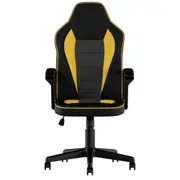 CADEIRA GAMER PLAY - PRETO/BANANA - Foto 1