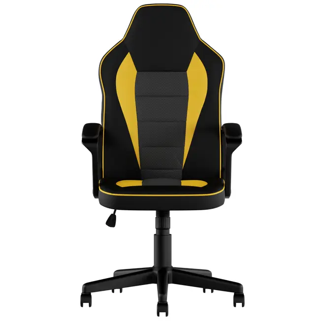 CADEIRA GAMER PLAY - PRETO/BANANA - Foto 1