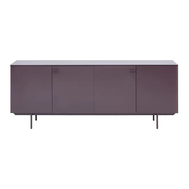 BUFFET 4 PORTAS 2 M X 45 CM THE FOLD - RUBY MOCHA - Foto 1