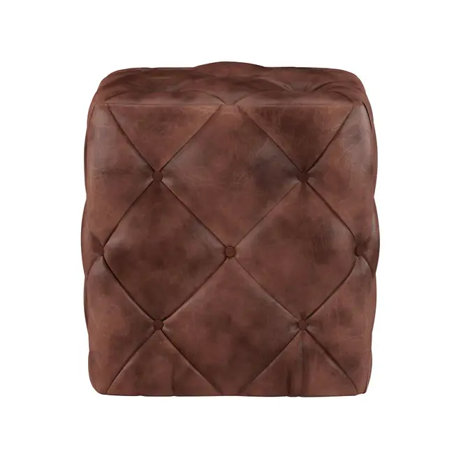 PUFF COMFY BUTTON - COURO CAFÉ - Foto 1