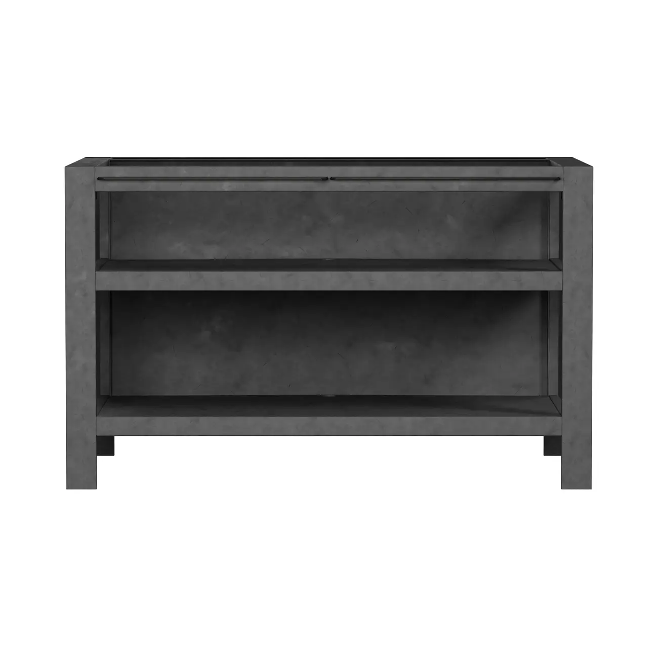 ESTRUTURA DE BALCÃO DE COZINHA 1,40 M X 85 CM BRÁS - GRAFITE FOSFATIZADO - Foto 1