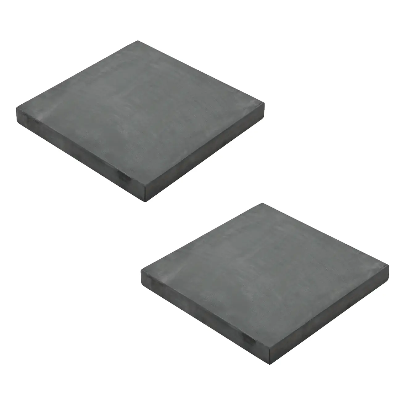CONJUNTO COM 2 LAJOTAS PARA BASE DE OMBRELONE 42,5KG ARDÓSIA - KONKRET - Foto 1
