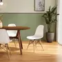 CONJUNTO COM 2 CADEIRAS EASY WOOD - FAIA/BRANCO - Foto 8