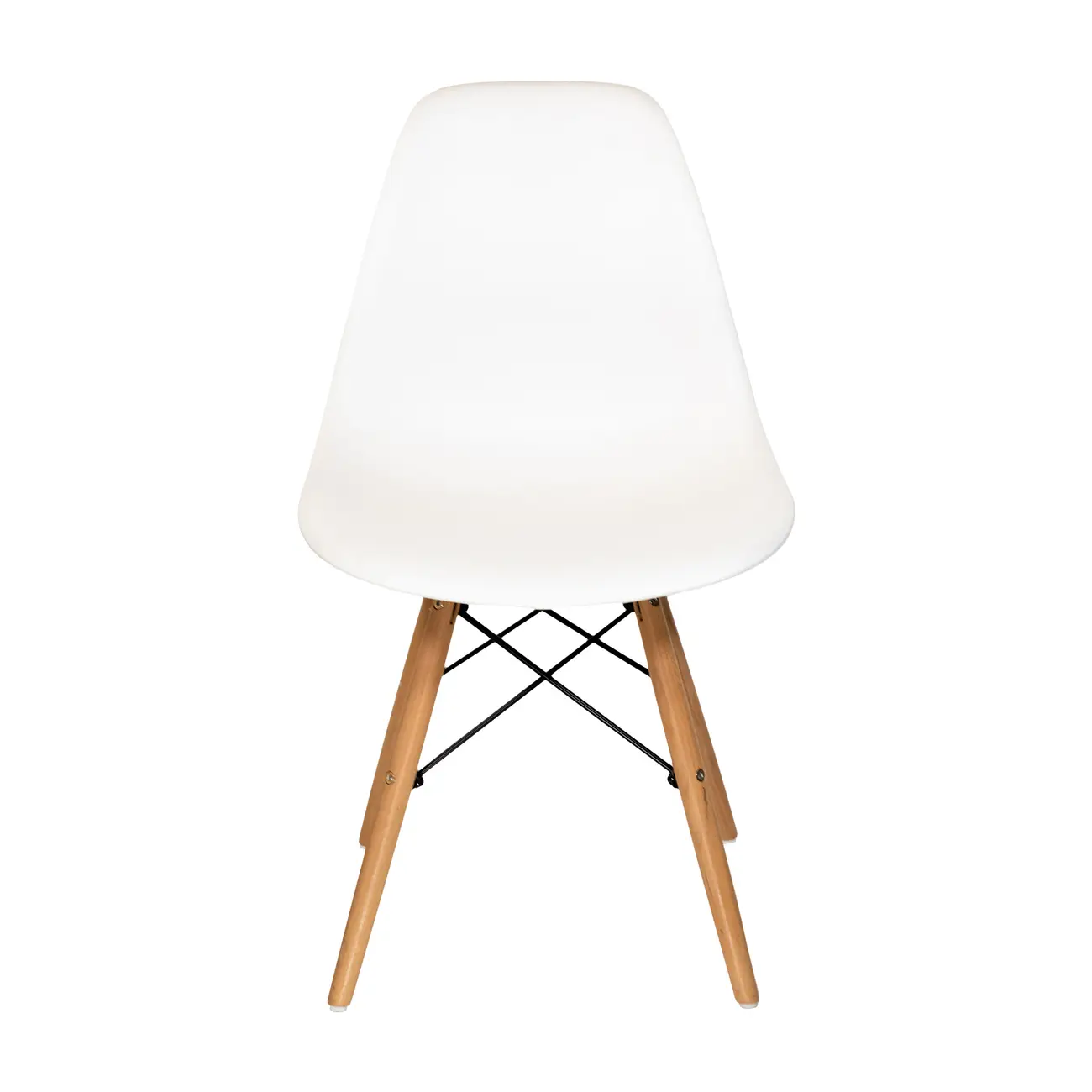 CONJUNTO COM 2 CADEIRAS EASY WOOD - FAIA/BRANCO - Foto 3