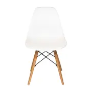 CONJUNTO COM 2 CADEIRAS EASY WOOD - FAIA/BRANCO - Foto 3