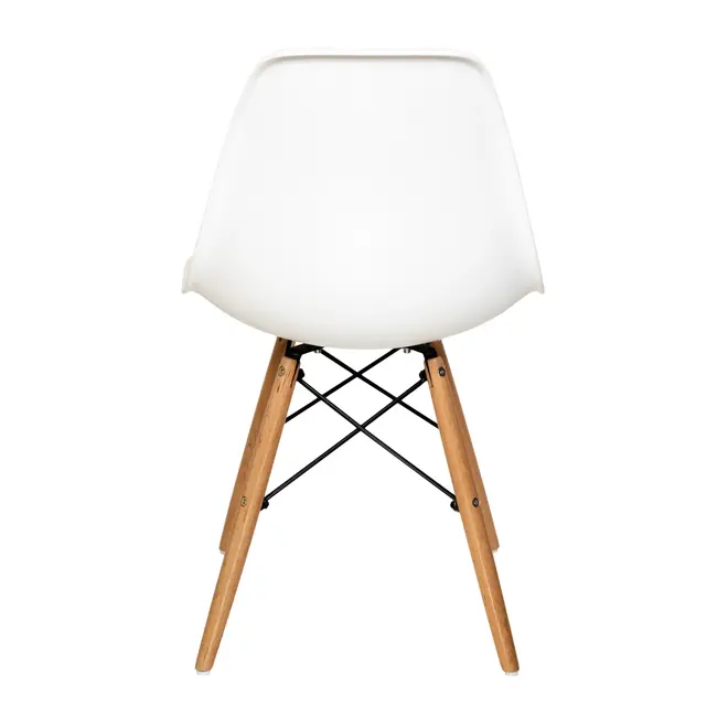 CONJUNTO COM 2 CADEIRAS EASY WOOD - FAIA/BRANCO - Foto 5