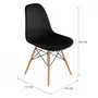 CONJUNTO COM 2 CADEIRAS EASY WOOD - FAIA/PRETO - Foto 7