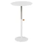 BRANCO - MESA LATERAL REDONDA 42 CM DART