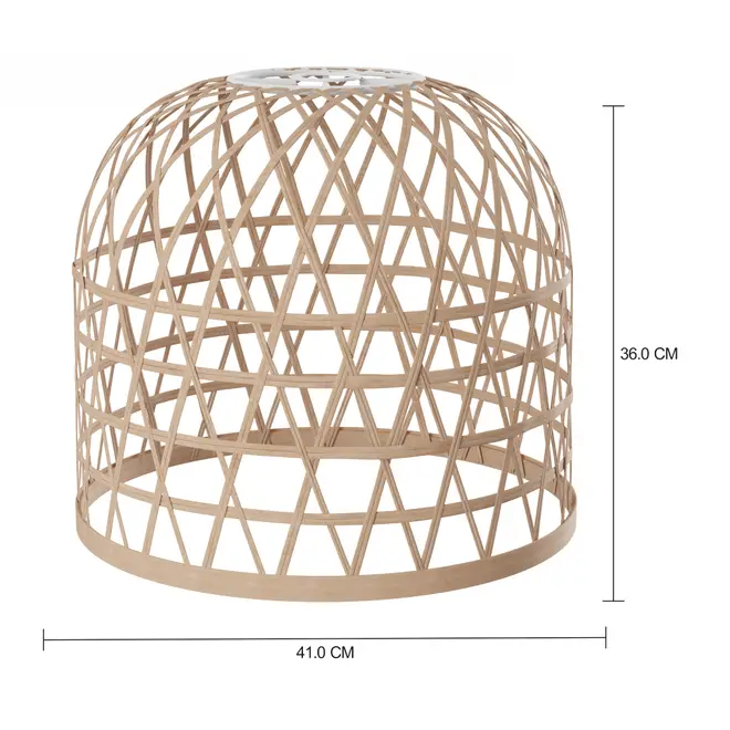 CÚPULA TETO AMADI BU 36 CM X 41 CM - FIBRA NATURAL - Foto 2