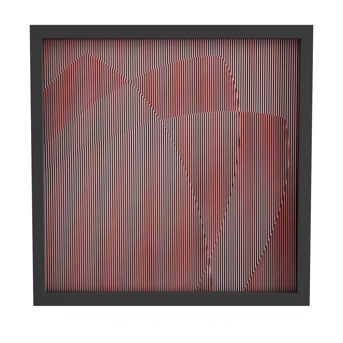 QUADRO AURORA 52 CM X 52 CM - QUARTZO ROSA/KONKRET - Foto 1