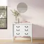 CÔMODA 3 GAVETAS 90 CM X 50 CM REGENCE - BRANCO PROVENCE - Foto 6