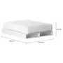 CAMA QUEEN 1,58 M GLIDE - BRANCO - Foto 7