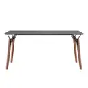 NOZES/PRETO - MESA 1,60 M X 80 CM OVNI