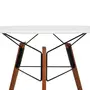 MESA DE JANTAR REDONDA 1,18 M OVNI - NOZES/BRANCO - Foto 3