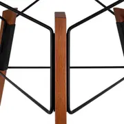 MESA DE JANTAR REDONDA 1,18 M OVNI - NOZES/BRANCO - Foto 5