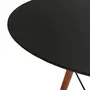 MESA DE JANTAR REDONDA 1,18 M OVNI - NOZES/PRETO - Foto 4
