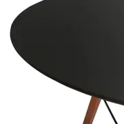 MESA DE JANTAR REDONDA 1,18 M OVNI - NOZES/PRETO - Foto 4