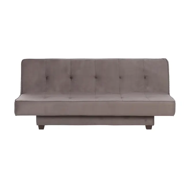 SOFÁ-CAMA 3 LUGARES OTO - DOUCEUR CINZA - Foto 1