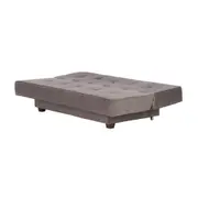 SOFÁ-CAMA 3 LUGARES OTO - DOUCEUR CINZA - Foto 2