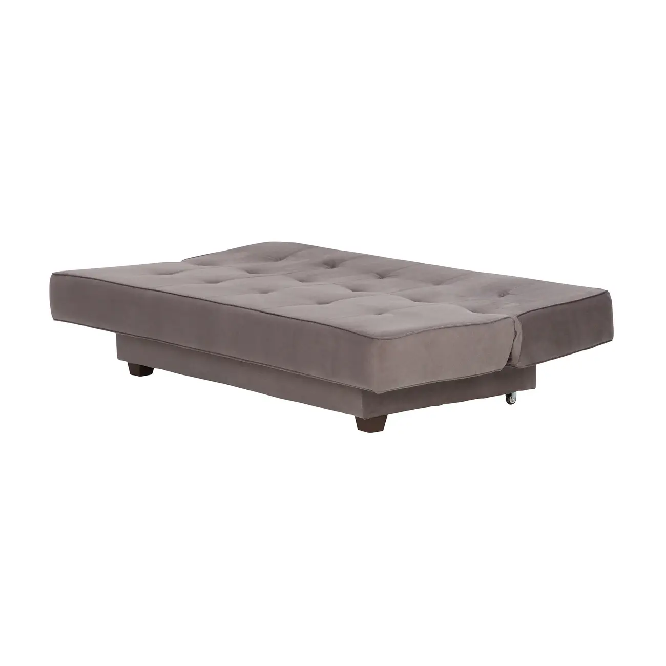 SOFÁ-CAMA 3 LUGARES OTO - DOUCEUR CINZA - Foto 2