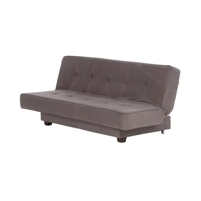 SOFÁ-CAMA 3 LUGARES OTO - DOUCEUR CINZA - Foto 3