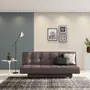 SOFÁ-CAMA 3 LUGARES OTO - DOUCEUR CINZA - Foto 7