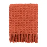 MANTA PARA SOFÁ 1,20 M X 1,60 M ALVEÁRIO - TERRACOTA/MULTICOR - Foto 1