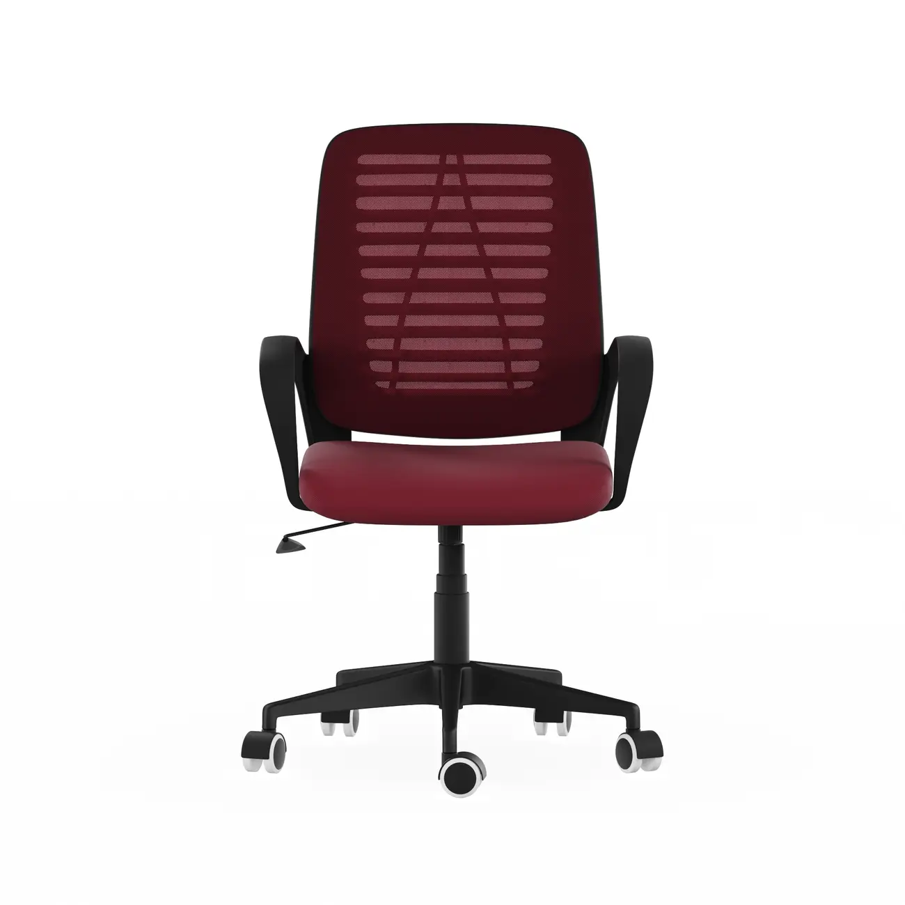 CADEIRA DE ESCRITÓRIO WEB - PRETO/GARNET - Foto 1