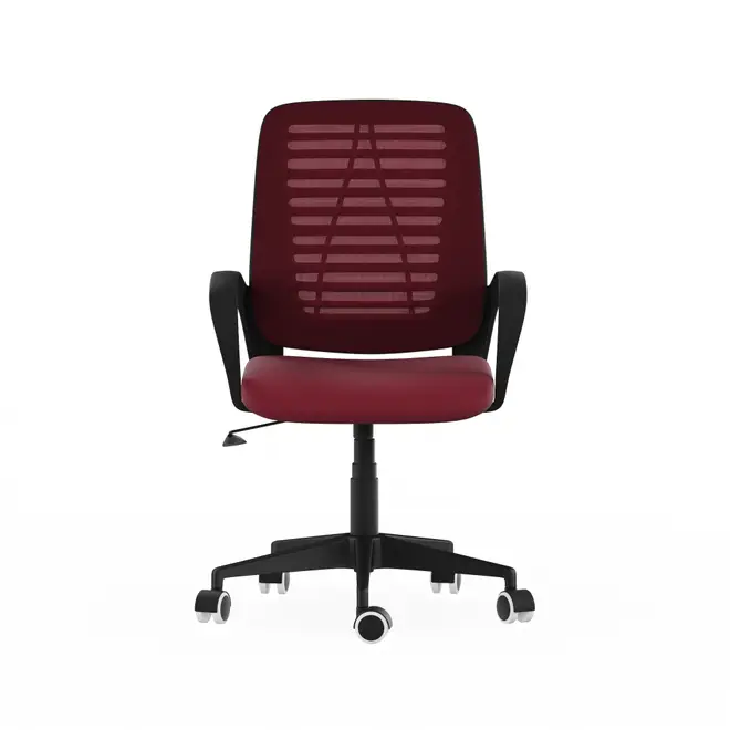 CADEIRA DE ESCRITÓRIO WEB - PRETO/GARNET - Foto 1