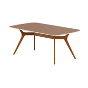 MESA DE JANTAR 1,80 M X 1 M ORGANIC - FREIJÓ/BRANCO - Foto 14