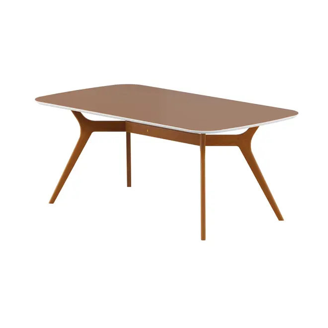 MESA DE JANTAR 1,80 M X 1 M ORGANIC - FREIJÓ/BRANCO - Foto 14