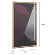 QUADRO AERIAL I 53 CM X 73 CM - COBRE/MULTICOR - Foto 2