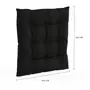 FUTON ALMOFADA 40 CM GARDEN - PRETO - Foto 4