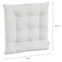 FUTON ALMOFADA 40 CM GARDEN - BRANCO - Foto 2