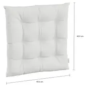 FUTON ALMOFADA 40 CM GARDEN - BRANCO - Foto 2