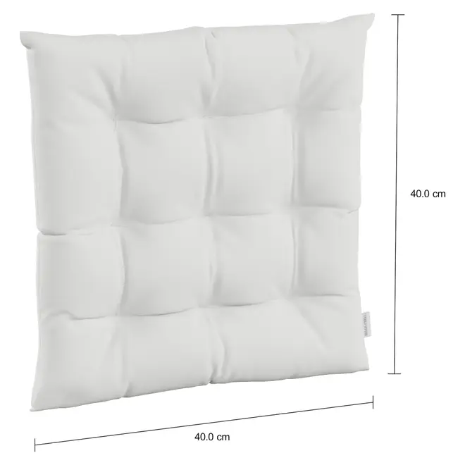 FUTON ALMOFADA 40 CM GARDEN - BRANCO - Foto 2