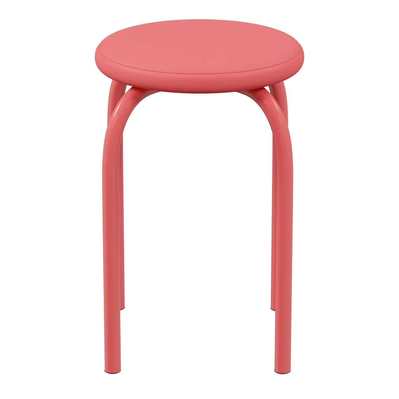 BANCO EMPILHÁVEL BAIXO TUBULAR - FLAMINGO/FLAMINGO - Foto 1