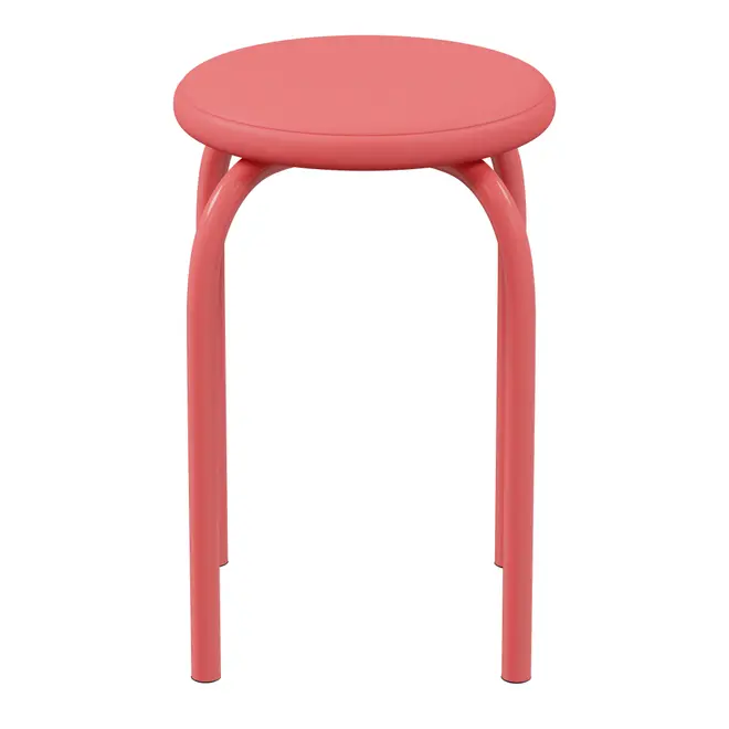 BANCO EMPILHÁVEL BAIXO TUBULAR - FLAMINGO/FLAMINGO - Foto 1