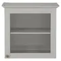 ARMÁRIO DE COZINHA AÉREO 60 CM 1 PORTA NANCY - CINZA PROVENCE/INCOLOR - Foto 1