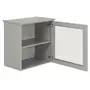 ARMÁRIO DE COZINHA AÉREO 60 CM 1 PORTA NANCY - CINZA PROVENCE/INCOLOR - Foto 2