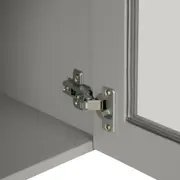 ARMÁRIO DE COZINHA AÉREO 60 CM 1 PORTA NANCY - CINZA PROVENCE/INCOLOR - Foto 7