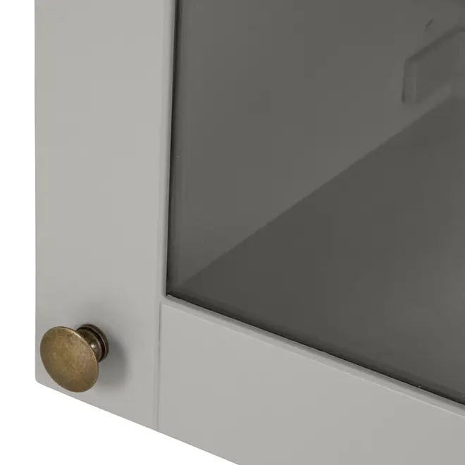 ARMÁRIO DE COZINHA AÉREO 60 CM 1 PORTA NANCY - CINZA PROVENCE/INCOLOR - Foto 8