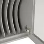 ARMÁRIO DE COZINHA AÉREO 60 CM PORTA-PRATOS NANCY - CINZA/INCOLOR - Foto 7