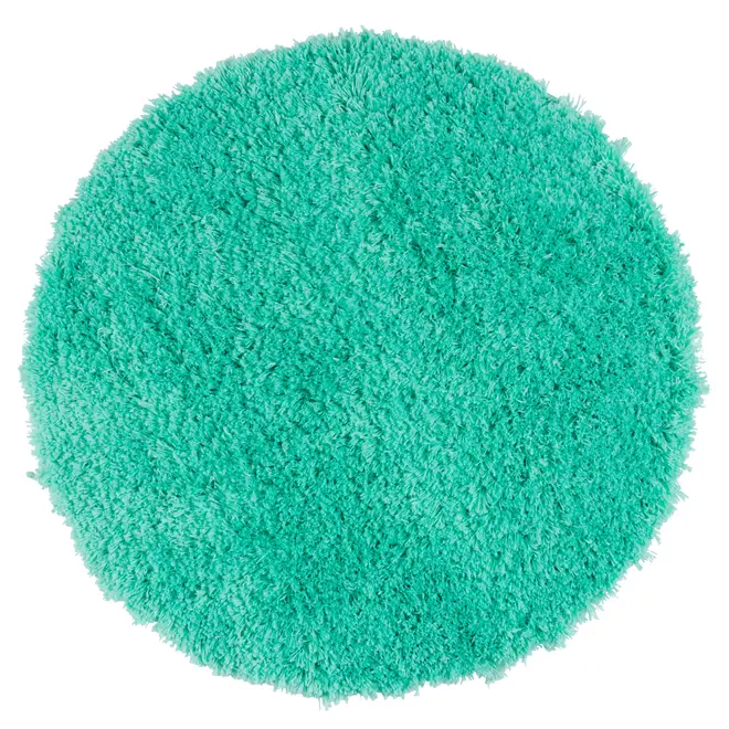 TAPETE REDONDO 1 M FLUFFY - MENTA - Foto 1