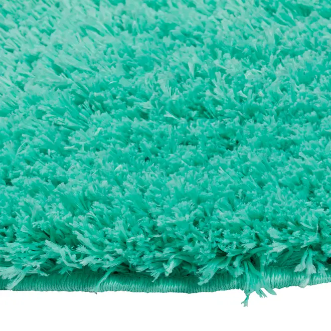 TAPETE REDONDO 1 M FLUFFY - MENTA - Foto 3