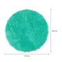 TAPETE REDONDO 1 M FLUFFY - MENTA - Foto 6