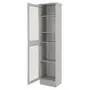PANELEIRO 2 PORTAS 50 CM X 2,17 M NANCY - CINZA PROVENCE/INCOLOR - Foto 2